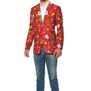 Suitmeisterâ¢ Rød Jule Blazer M. Lys